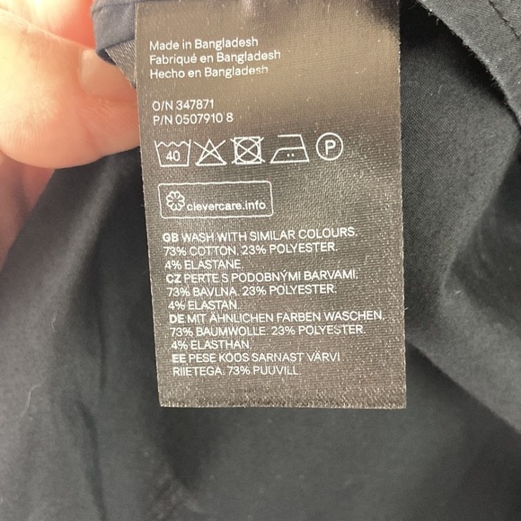 H&M Black Button-up - Picture 6 of 7